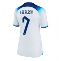 Fotbalové Dres Anglie Jack Grealish #7 Dámské Domácí MS 2022 Krátký Rukáv